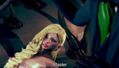 Female knight lose to monster ork - episode.19