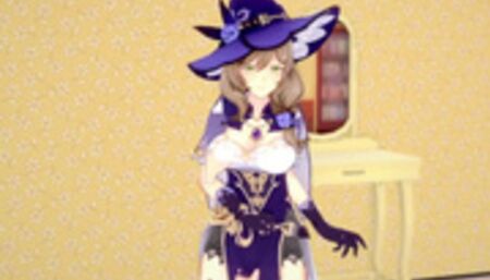 3D/Anime/Hentai. Genshin Impact: Lisa gets fucked by Diluc !!!