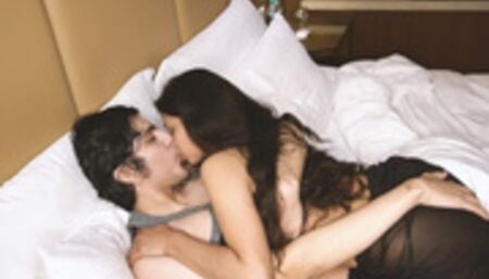 Teenagers having romantic sex in hotel room - hunter Asia