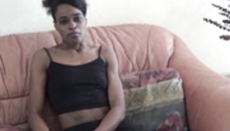 Ebony princess Piper Quinn masturbates with her toy