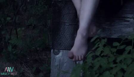 Spying on Mercy West's Feet