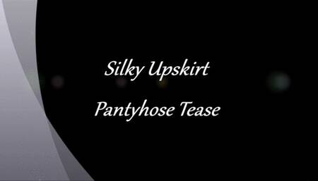 Silky Upskirt Pantyhose Tease (720p HD)