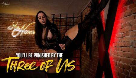 Nara, Hex and Spicy Candy tag team to break a crossdresser brat's spirity (720 EN-sub)