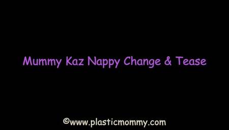 Mummy Kaz Nappy Change and Tease