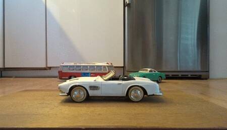 Undercover Ranger Boots stomp crush and destroy vintage Chevrolet Corvette modelcar