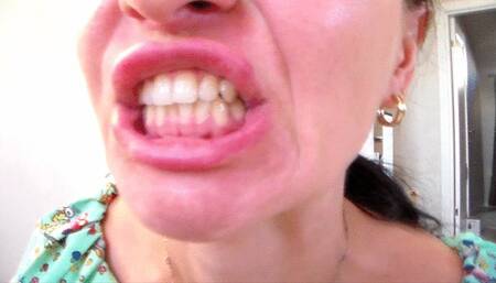 bite multi-colored worms with sharp fangs