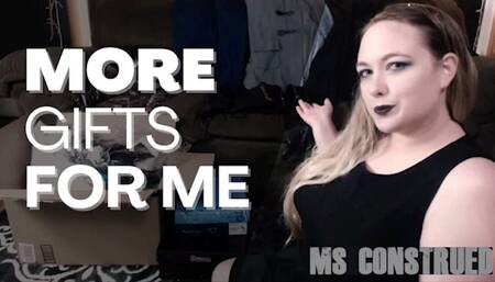 Goddess Ms Construed Gets MORE Gifts From Her Shopping Slave ~ CUSTOM ~ FinDom & Money Fetish ~ 1080p