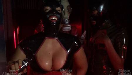 EBONY QUEENS DE LATEX- EM ORGIA TRIPLA