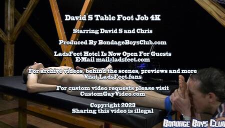 David S Table Foot Job 4K