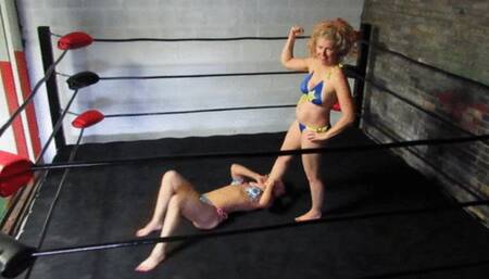FFGFAN Bikini Wrestling Safa Suffers for Sybil