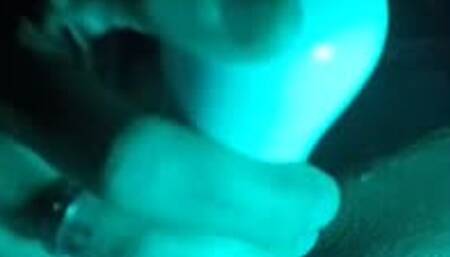 tattooed gothic princess pussy play close up