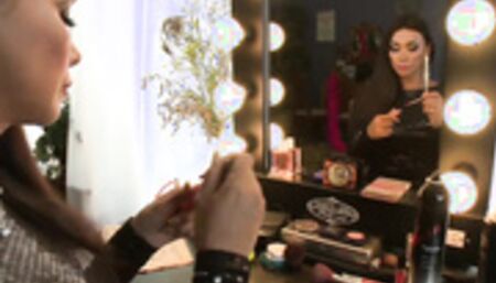 Latin shemale anal fucks busty MILF