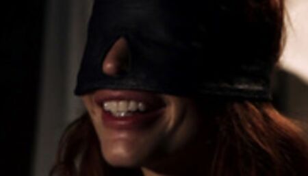 Busty red head babe ass and feet caned