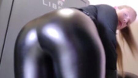 Blonde PAWG Ass Sniffing Fart Retaliation in Leather Pants PREVIEW OnlyFans Fart Fetish Girl