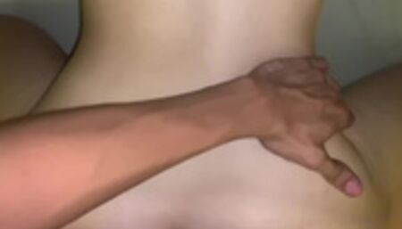 Daniela Chanel leaks cum out of her girl cock