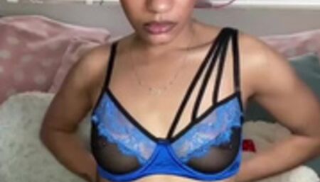 Sexy Lingerie Strip Tease & Fucking this Fat Pussy