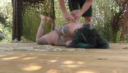 The Spain Files - Suspended Hogtie & Endurance Training for Lilith - Part 1 mp4 HD