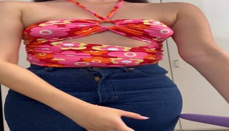 Student Kathy Squirts in Lee Jeans