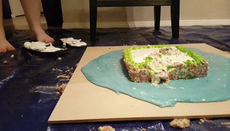 Jade Bunniii Sticky Glue Trap Cake Walk