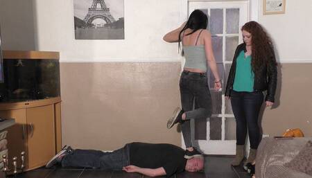 Teaching The New Girl How To Step On A Slaves Head