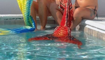 KimchiFetish becomes a mermaid with Carissa