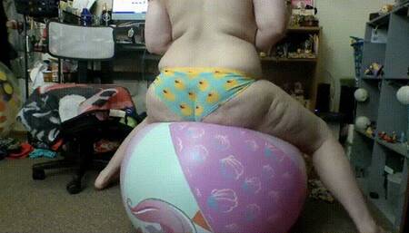 Blushing Ariel Beach Ball & Ducky Panties