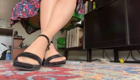 POV Foot Worship Nylon Pantyhose JOI