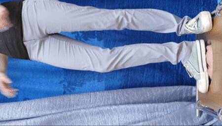 Trampled under huge sneakers - extended version (part 2 of 4), flo041xe 1080p