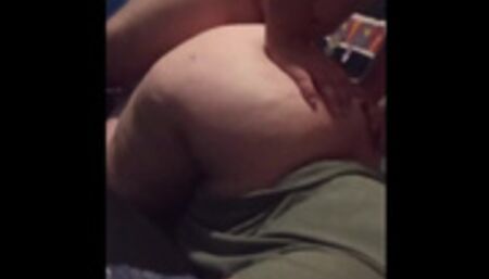 I let my biggest fan have sex with me. He fucked me so good and creampied me again. He loves my ass