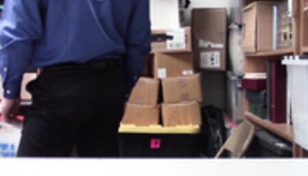 Beautiful Arab shoplifter chick fucked