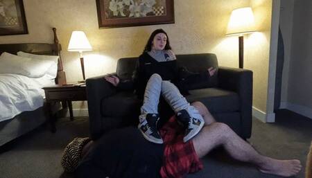 Ballbusting in Sneakers