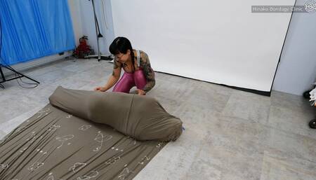 10 Meter Fabric Mummification Escape Challenge!