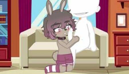 Bunny Femboy fucked - Gacha