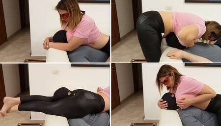 104) Breast smothering and reverse scissor - POV2