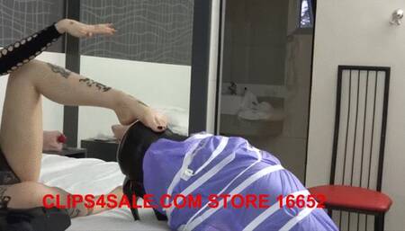 SNIF MY SHOES AND THEN WORSHIP MY FEET LICKING SOLES AND SUCKING TOES