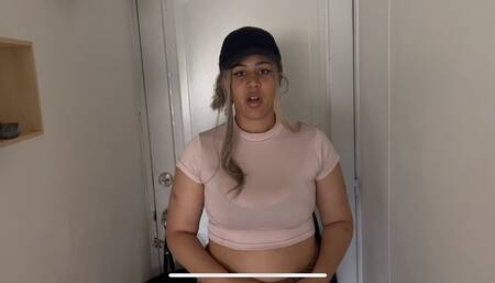 Delivery brings a mysterious package inside her asshole