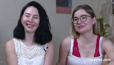 Lesbian fingering scene with sublime Joana from Ersties