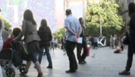 Little Spanish fucked in public places