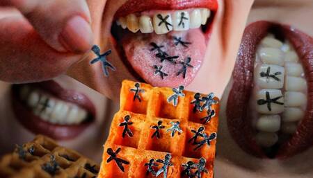 Little people in my waffles