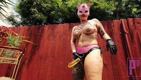 Sunny Backyard Pegging As The Church Bells Ring