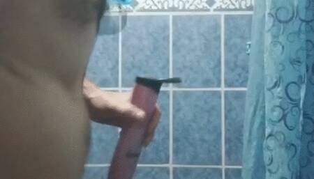 I just got naughty and filmed my hubby taking a shower