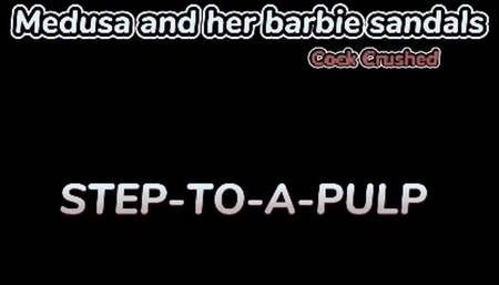 Medusa and her barbie sandals