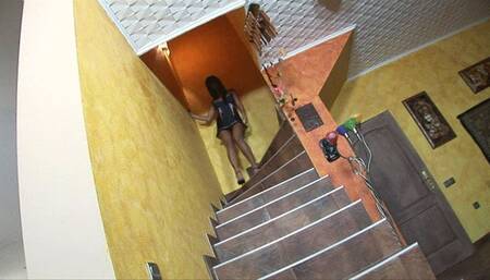 Big hard cock stretches out the young cunt on this sexy big breasted nerd slut