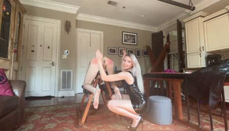 Caning His Back Porch Red (1080p) Part 2