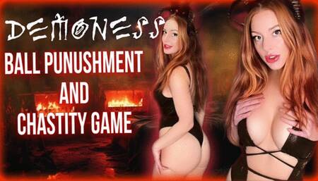 Demoness: Ball Punishment and Chastity Game
