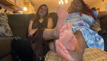 Brat girls make you clean their dirty soles