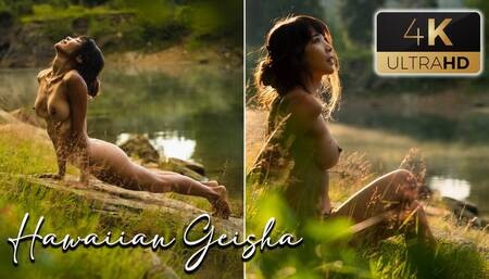 Sunrise Outdoor Masturbation at Lake