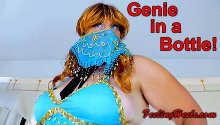 Genie in a Bottle! - starring ? - Episode 1 - Part 3 - High Heels Toe Wiggling Spreading Veil Handjob - HD