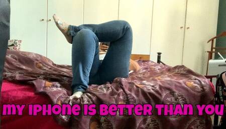 your goddess is more interested in her iphone than in you