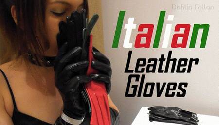 Italian Leather Gloves Try-On (1080 mp4)